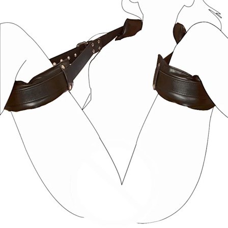 Bondageutrustning bondage handfängsel för sex öppna ben ankel hals manschetter BDSM bondage kostym flirta sexleksaker SM