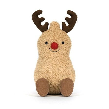Jellycat 16 cm Amuseables Peanut Reindeer plyslegetøj