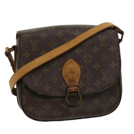 Louis Vuitton Vintage, Brown Canvas Louis Vuitton Saint Cloud Bruin, Dames, Maat:ONE Size