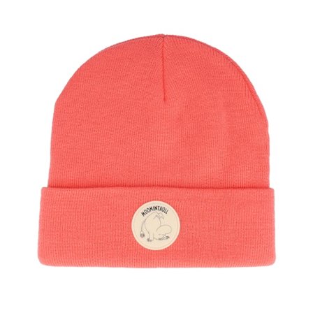 Jack Wolfskin - Růžový cuff Beanie - Kids Moomin Beanie K Sunset Coral Cuff @ Hatstore