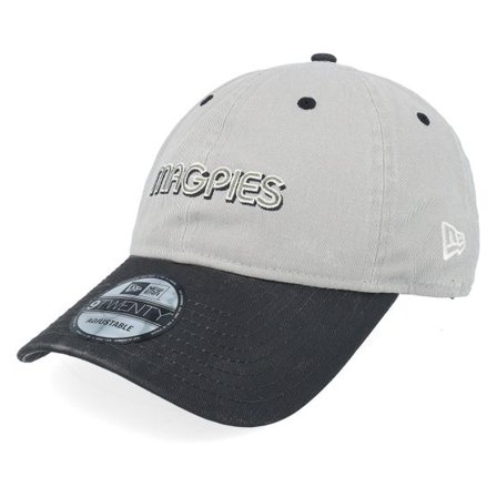 New Era - Football Grå unconstructed Keps - Newcastle United Ita Wash 9TWENTY Gray/Black Dad Cap @ Hatstore