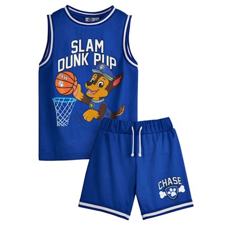 Paw Patrol Boys Chase Basketbolltröja & Shorts Set 4-5 År Blå