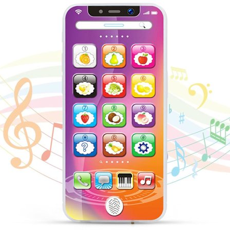 Baby Mobiltelefon, Leketelefon, Falske Telefonleker for 1-årige Jenter og Gutter