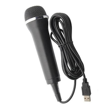 Universal USB Trådbunden Mikrofon Karaoke Mic för Switch Wii PS4 PS3 XBOX ONE/360/ PC/PS2