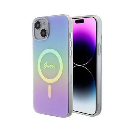 Telefonfodral - telefonbumper Guess GUHMP15MHITSU Hårt fodral för iPhone 15 Plus 6,7'' Lila IML Iridescent