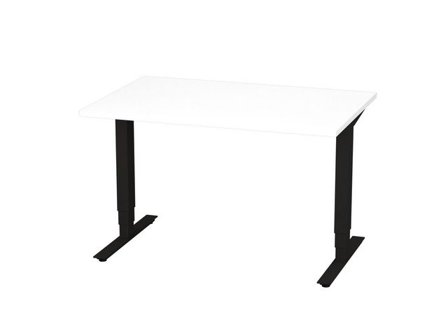 deNord Design Bord höj/sänk Pro 1200x800 vit/svart - Lyreco - Kontorsmöbler och inredning - Bord och hurtsar - Skrivbord - Höj/sänkbar