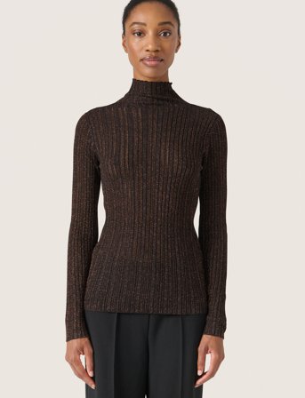 Soaked in Luxury Sllaisa Pullover - Brown - XS
