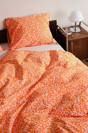 Jotex - Dekbedovertrek Organisch Oranje/roze oranje/roze - MALIA - Koop Dekbedovertrek bij Jotex
