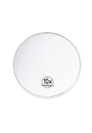 Skir Spegel med sugkopp small, 10x Sminkverktyg & tillbehör Unisex Vit SMALL