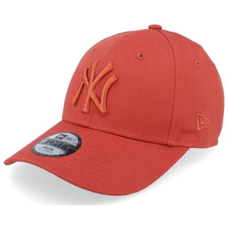 New Era - MLB Orange adjustable Keps - Kids New York Yankees League Essential 9FORTY Copper Adjustable @ Hatstore
