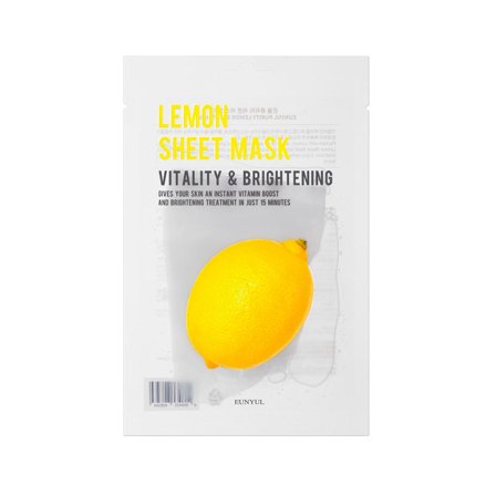 EUNYUL Viso Purity Lemon Sheet Mask 22ml - Maschera Illuminante