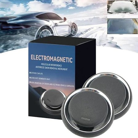 Moorle 2-pak Snerydningsinstrument, afisnings-, snesmeltnings-, afrimnings- og antidug-anordning til biler, bærbar afisningsenhed