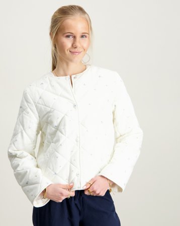 RYVLS Quilted Printed Jacket Sort Jakker Pige - Kids Brand Store