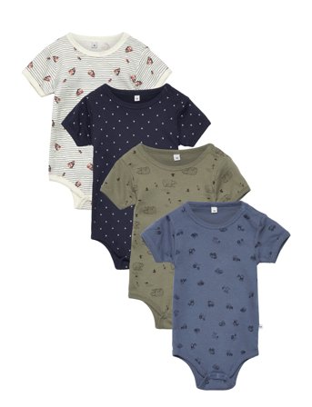 Pippi Body Ss Ao-Printed (4-Pack) - Multi/patterned - 68