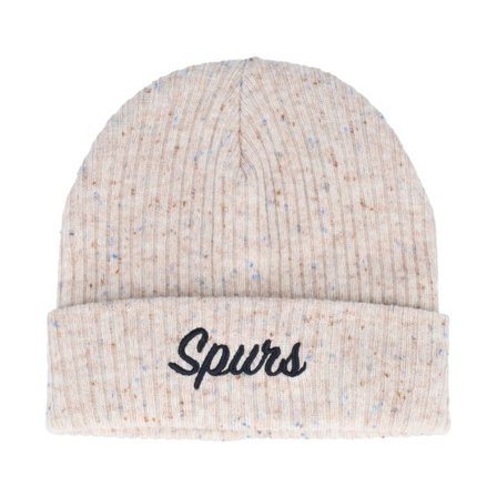 New Era - Football Beige cuff Beanie - Tottenham Hotspur Fleck Knit Short Light Beige Cuff @ Hatstore