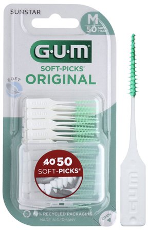 GUM Soft-Picks Original M 50 stk, Medicin & Pleje, Mund & Tandpleje, Tandstikker