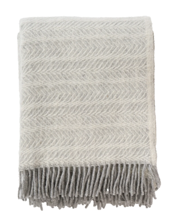 Klippan Ullpledd Alm Ash 130x200