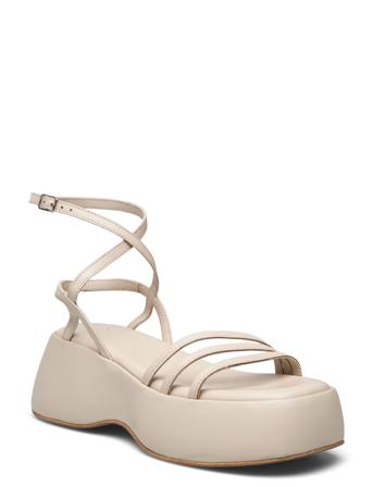 Woms Sandals Shoes Summer Shoes Platform Sandals Creme NEWD.Tamaris*Betinget Tilbud