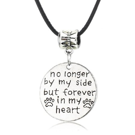 Necklace - No longer by my side but forever in my heart
