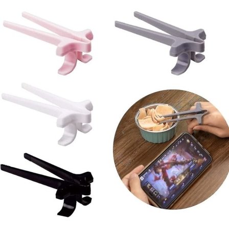 4 stk. fingerpinde til gamere, snackclips kartoffelchips ekstra controllere gamingtilbehør
