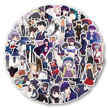 50 animerte klistremerker (stil 30)