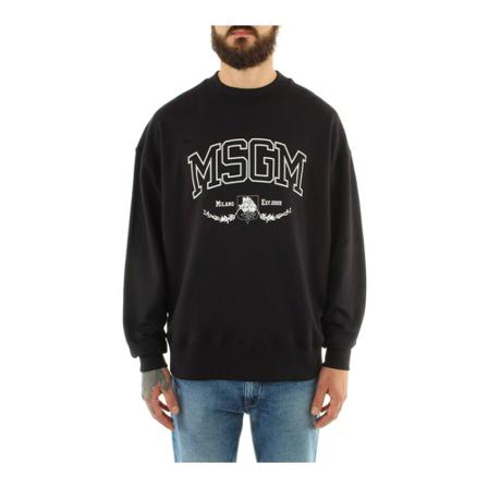 Msgm Sweatshirts Sort, Herre