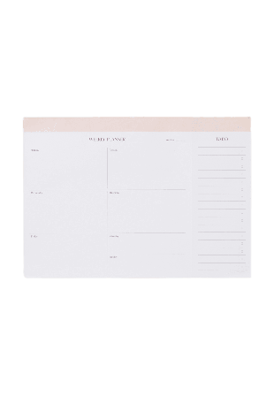 Åhléns Home Veckoplanerare KIT Kontor & papper Rosa ONESIZE