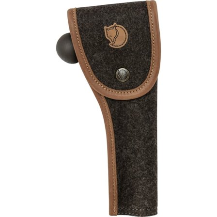 Fjällräven Värmland Bolt Case in Dark Olive/Brown, Leather