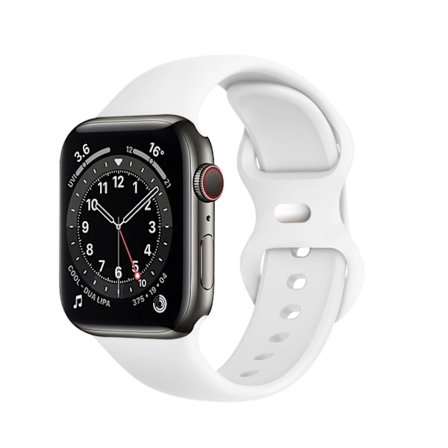 Kompatibel med Apple Watch Armband 38mm/40mm/41/42mm , för Apple Watch Series 10 9 8 7 6 5 4 3 2 1 SE, Vit