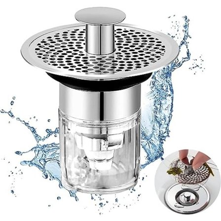 Damm med filterplate, baderom damm plugg, universell