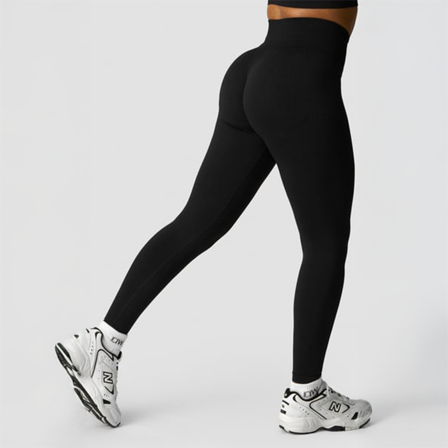 ICANIWILL Shape Skjult Scrunch Treningstights Svart