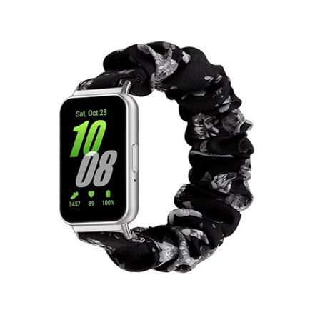 Lämpligt kompatibelt Samsung Band Galaxy Fit3 Hårnål Klockarmband SM-R390 Stor Tarm Ring Tryckt Elastisk Elastisk Klockarm