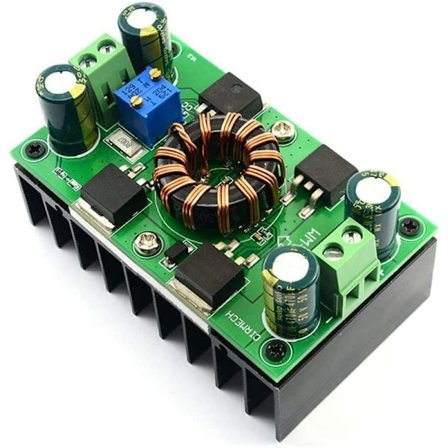 Automaattinen Boost Buck -muunnin, 5A (Max 10A) DC 5V-30V - 1,25-30V Jännitesäädin Vakiovirtalähde