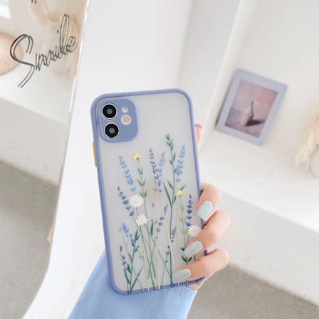 iPhone 17 Air Skal Lavendelblommor Allomfattande med en touch av skimmer och en touch av lavendel