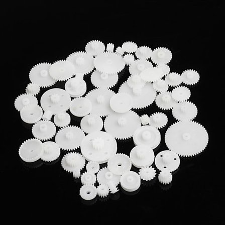 58 tyyliä Hammaspyörät WSFS Gears Muovi Kaikki moduuli 0.5 Robotin osat Tee itse