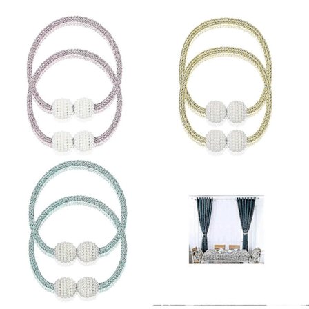 Magnetiske gardinholdere, Hjemmeinnredning, Det mest praktiske gardinholderen, Stoffklemmer-F0