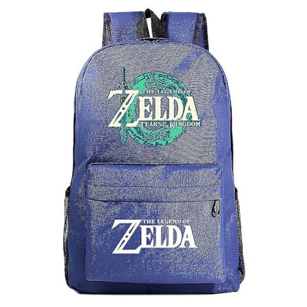 "Kingdom Of Zelda Tears" trykt skoletaske - Perfekt til elever i grundskolen og gymnasiet