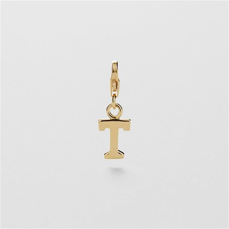 T Letter Charm