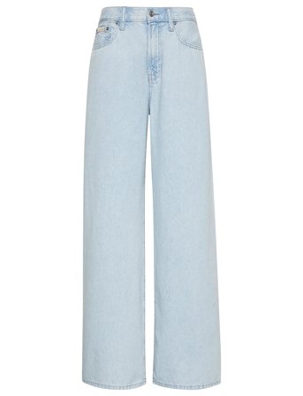 Calvin Klein Jeans | The Wide Leg Linen Aaron Indigo | 28 x 32