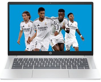 HP Chromebook 14 14a-nf0001no - Fyndvara - 14tum Chromebook med 12 tim batteritid & snabbladdning