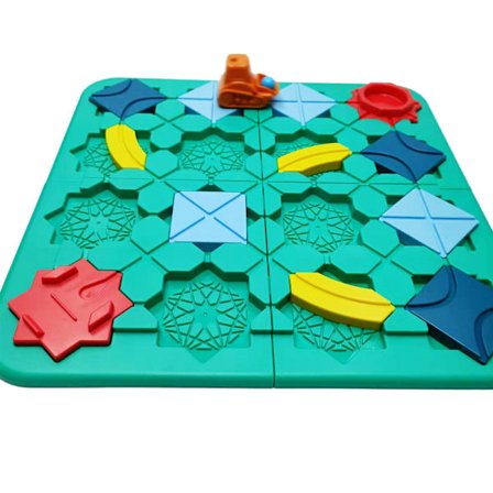 Logisk vejbyggeri-spil til børn, puslespil med biler og baner