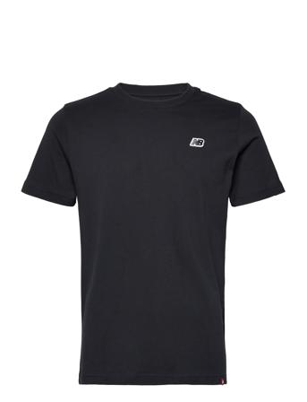 Nb Small Logo Tee T-shirts Short-sleeved Svart New Balance