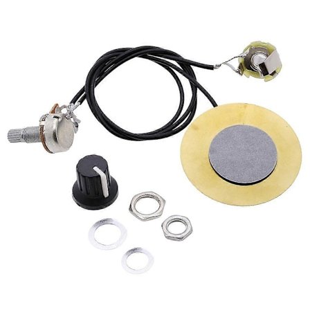 6,35 mm Pickup Piezo Transducer til Akustisk Guitar Violin Ukulele Banjo Del