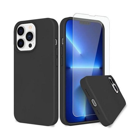 iPhone 13 Pro Max Liquid Silicone Case Black