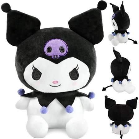 Kuromi Plysjdyr, Kuromi Dukker, Kuromi Stoffdyr, Kuromi Tegneserie Dukker