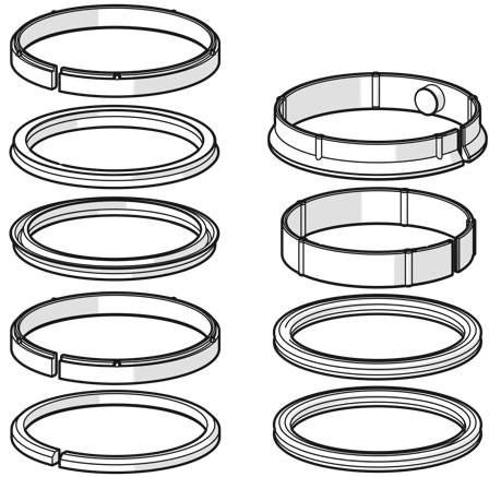 Oras 1001264V Tiivistesarja hanoille, Kylpyhuone