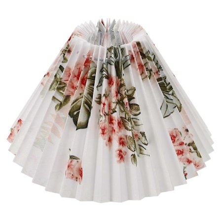 Plissert Lampeskjerm Lampeskjerm Rustikk Bordlampe Deksel Liten Lampeskjerm Stoffduk Lysdeksel