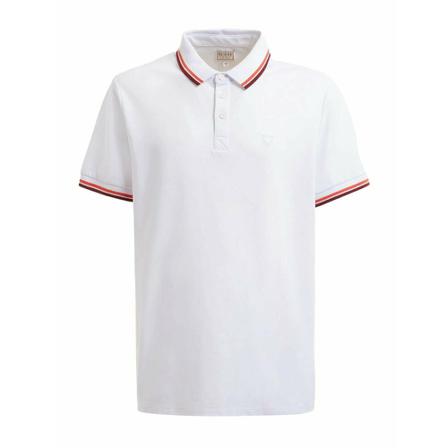 Guess, Polo shirt Wit, Heren, Maat:M,polyester