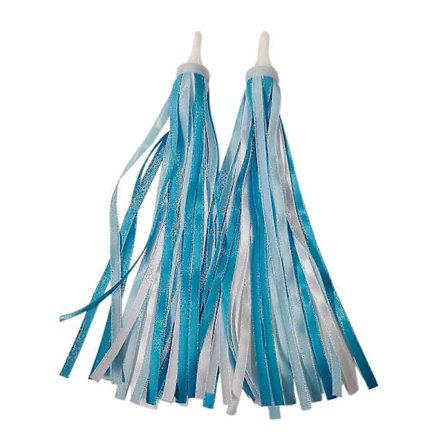 2x Polkupyörän ohjaustangon tupsut Lisätarvikkeet Värikäs sisustus Tuulipussi Syntymäpäivälahjat