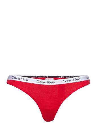 Thong Stringtrosa Underkläder Röd Calvin Klein